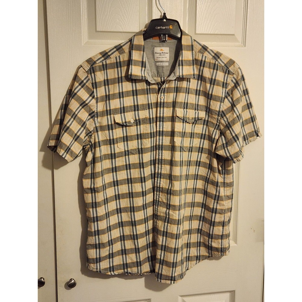Tommy Bahama XL Island Crafted Full Button Short Sleeve Shirt